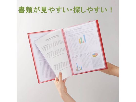 キングジム ホルサック クリアーホルダーファイル A4タテ 12枚