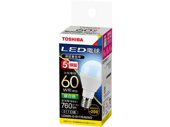 東芝 LED電球 ミニクリプトン形60形相当760lm 昼白色 通販【フォレスト