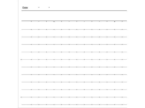 コクヨ キャンパスノート ハーフサイズ 普通横罫(ドット入) ノ-293AT