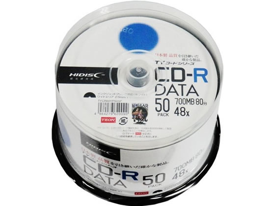 HIDISC TYV[YCD-Rf[^p 700MB 48{ 50