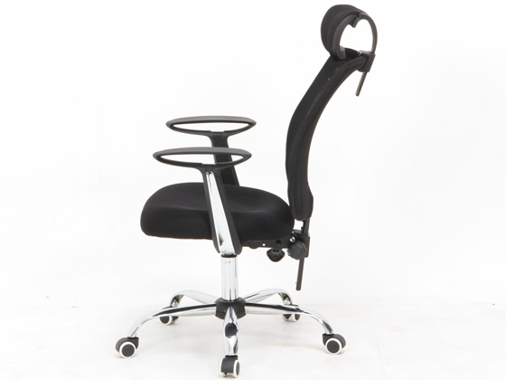 【新品・送料無料】オフィスチェアー　ヘッド付　アンテロープ　ＢＫ オフィスチェアヘッド付 アンテロープBKの通販｜事務用チェアー