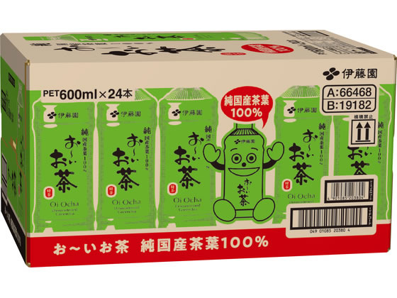 伊藤園 お～いお茶 緑茶 600mL 24本 通販【フォレストウェイ】