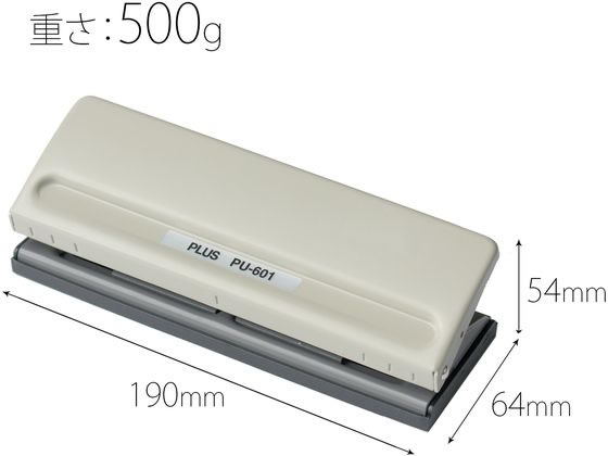 プラス パンチ バインダー式手帳パンチ 6穴 PU-601 34-000 通販