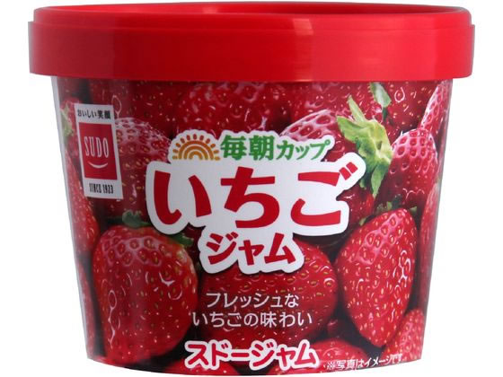 スドージャム 毎朝カップ いちごジャム 120g 通販【フォレストウェイ】