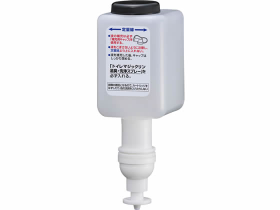 ●トイレマジックリン消臭・洗浄スプレー専用ディスペンサー スペアカートリッジ（空容器）●対応本体：泡で出てくる便座除菌クリーナーディスペンサーＡ●ボトル容量：約４５０ｍｌ●吐出量：約０．３ｍｌ／回●業