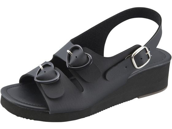 parfait �n�[�g2�o�b�N���T���_�� �i�[�X�T���_�� 24-6544-0304 LL(24.5-25.0cm)parfait KS-124(�u���b�N)