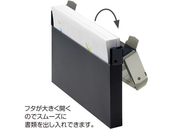リヒトラブ Noir×noir コングレスケース A4 300枚収容 黒 A5092 通販