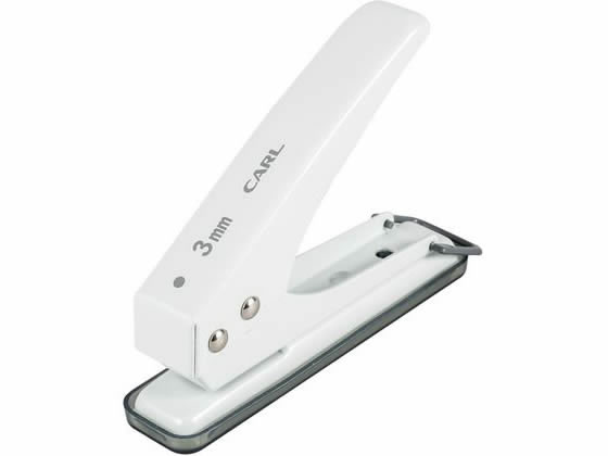 カール事務器 1穴パンチ ホワイト 穴径3mm SD-130-W 通販【フォレスト