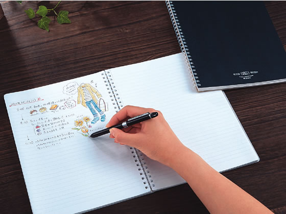 コクヨ ソフトリングノート A5 7mm罫 25行 ブラック ス-SV638A-D 通販