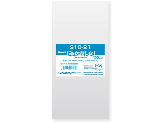 ●サイズ：厚０．０３×幅１００×高２１０ｍｍ●テープなし●食品衛生法規格基準適合商品●注文単位：１パック（１００枚）
