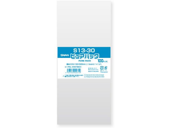 ●サイズ：厚０．０３×幅１３０×高３００ｍｍ●テープなし●食品衛生法規格基準適合商品●注文単位：１パック（１００枚）