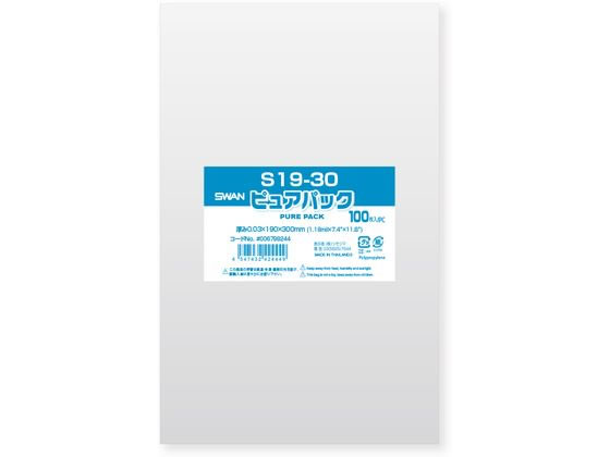 ●サイズ：厚０．０３×幅１９０×高３００ｍｍ●テープなし●食品衛生法規格基準適合商品●注文単位：１パック（１００枚）