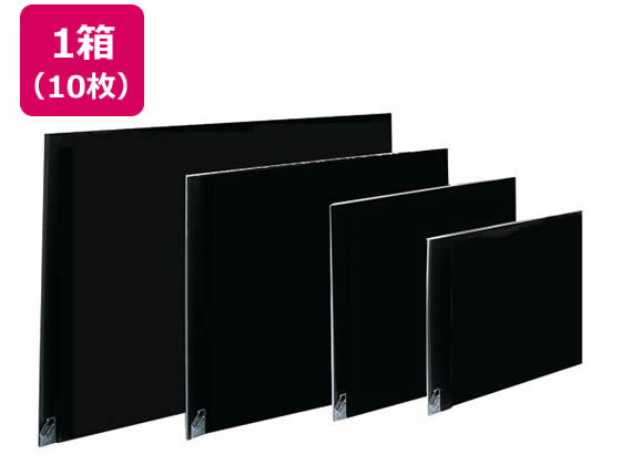 ●サイズ：Ａ２●寸法：６１０×４５５ｍｍ●厚さ５ｍｍ●仕様：透明フィルム付き●材質：ポリスチレン●色：黒●注文単位：１箱（１０枚）