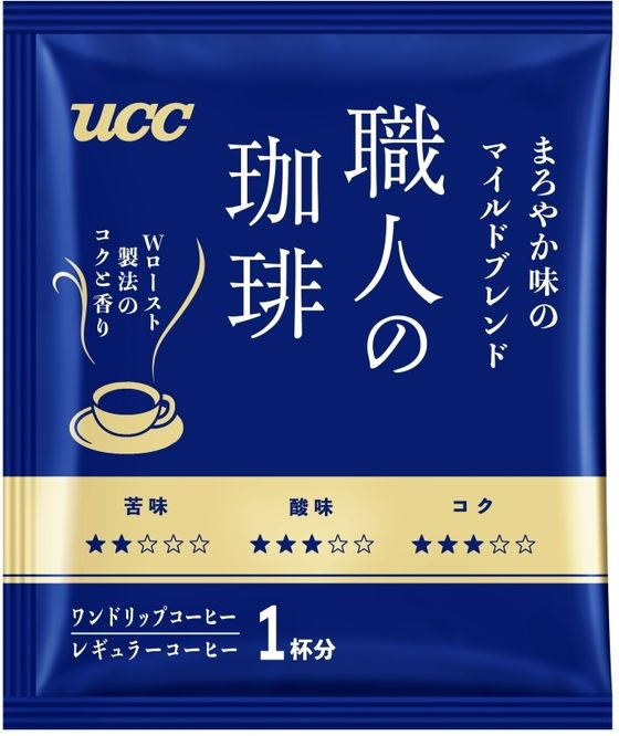 UCC 職人の珈琲ドリップコーヒー まろやか味のマイルドブレンド 100杯❌4箱 UCC [100杯] 職人の珈琲 ドリップコーヒー まろやか味のマイルド