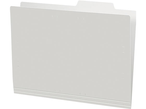 コクヨ 個別フォルダー(カラー・PP製) A4 グレー 5冊 A4-IFH-M