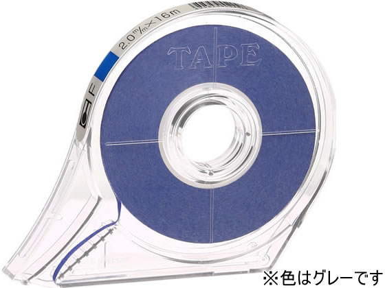 ●サイズ：テープ幅２．０ｍｍ×全長１６ｍ●色：グレー