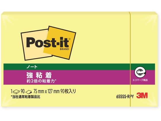 ●仕様：ノートタイプ●サイズ：縦７５×横１２７ｍｍ●色：イエロー（パステルカラー）●注文単位：１冊（９０枚）●古紙パルプ配合率１００％●グリーン購入法適合●ＧＰＮエコ商品ねっと掲載