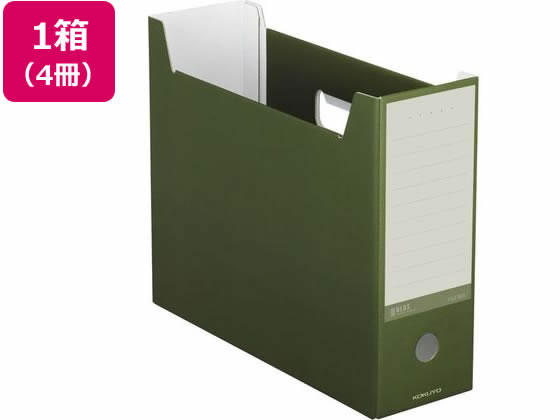 コクヨ ファイルボックス〈NEOS〉A4 オリーブグリーン 4個 通販