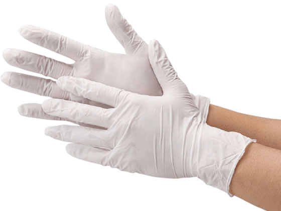 川西工業 ニトリル使いきり手袋 M ホワイト 250枚 #2060 | Forestway 