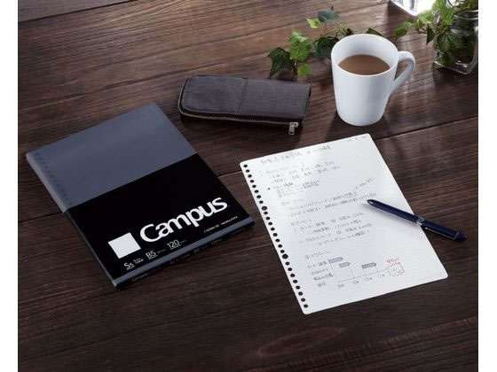 コクヨ キャンパス ルーズリーフBiz B5 26穴 5mm方眼罫 ノ-G836S