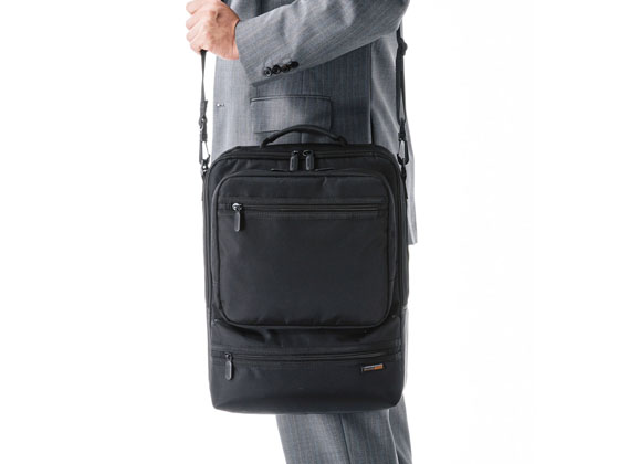 サンワサプライ 3WAYビジネスバッグ縦15.6型ワイド BAG-3WAY23BK