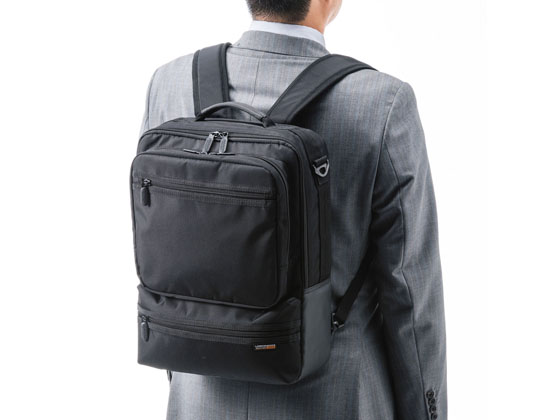 サンワサプライ 3WAYビジネスバッグ縦15.6型ワイド BAG-3WAY23BK