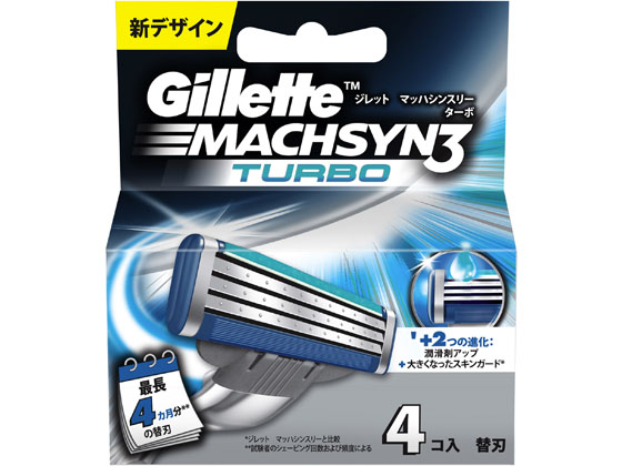 ●仕様：替刃●入数：４個●３枚刃●マッハ３の全タイプに装着可能生産国：ベトナム商品区分：化粧品メーカー：プロクター・アンド・ギャンブル・ジャパン株式会社