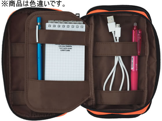 リヒトラブ ペンケース[ブックタイプ]ダブル 黄緑 A7555-6 通販