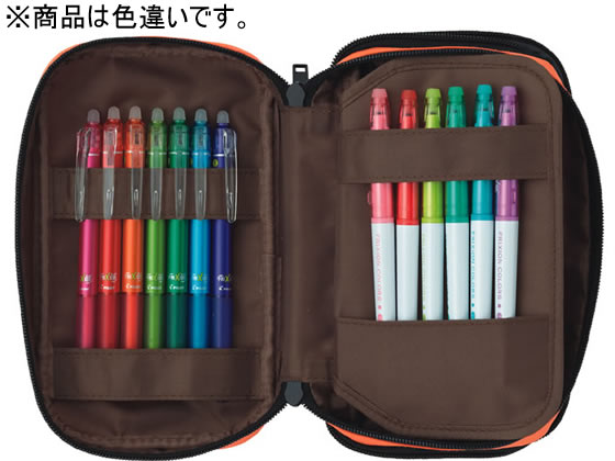 リヒトラブ ペンケース[ブックタイプ]ダブル 黄緑 A7555-6 通販
