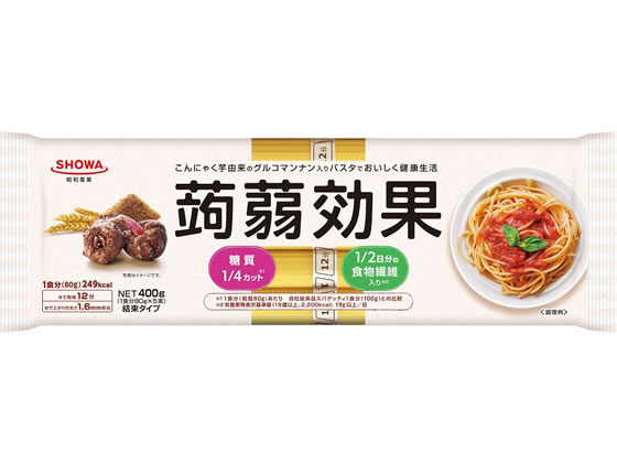 昭和産業 蒟蒻効果パスタ 結束400g Forestway 通販フォレストウェイ