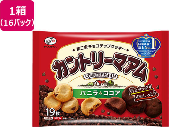 不二家 カントリーマアム バニラ ココア 枚 16袋