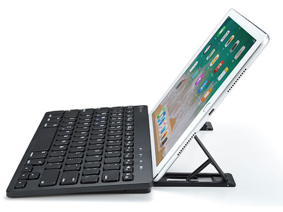 サンワサプライ タブレットスタンド機能付きBTキーボード SKB