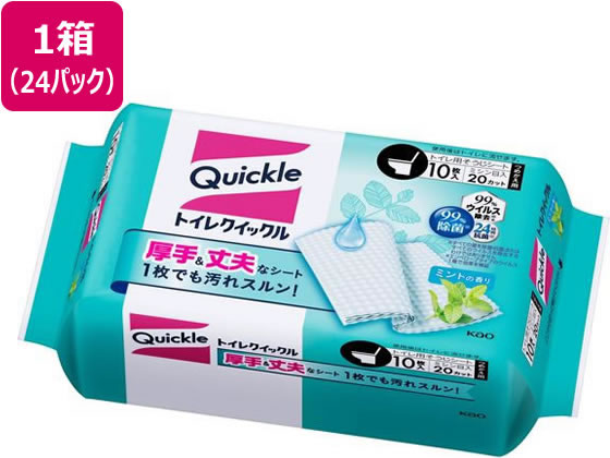 ●仕様：つめかえ用●シートサイズ：約３００×２４５ｍｍ●ミントの香り●除菌●トイレに流せます●半分サイズに切って使えるミシン目入●注文単位：１箱（１０枚×２４パック）