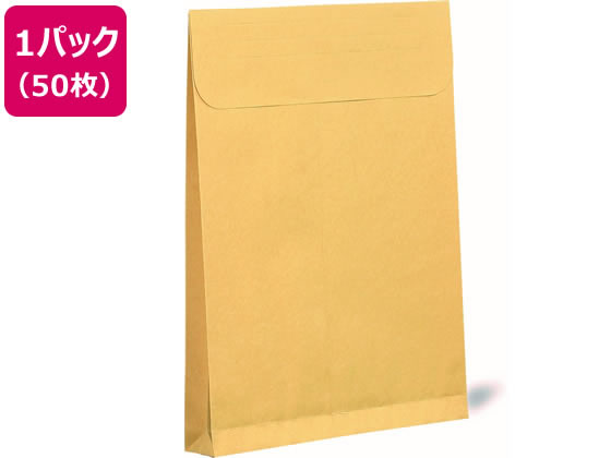 ●サイズ：角０●寸法：２９０×３８２×マチ４５ｍｍ●クラフト１２０ｇ／ｍ２を使用●口糊：テープ付き●郵便番号枠なし●貼り合わせ：センター貼り●日本製●グリーン購入法適合●注文単位：１パック（５０枚）