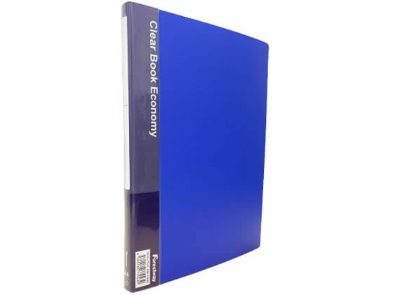 Forestway クリアーブック エコノミー A4 20ポケット 青 通販