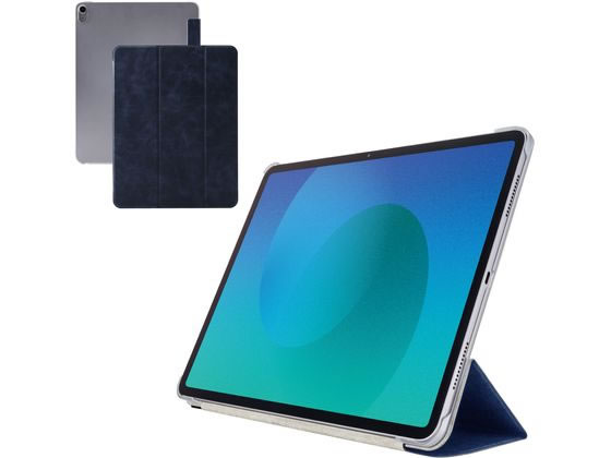 エレコム iPad Air ケース 13インチ フラップ ネイビー TB-A25XWVNV