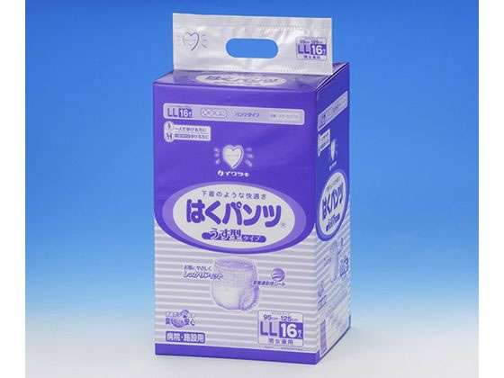 イワツキ イワツキはくパンツ うす型 病院施設用 LL 96枚 62-3811-11