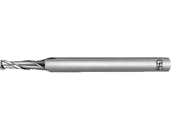 OSG 超硬スクエアエンドミル 2刃ミニチュアショート 刃径0.1mm