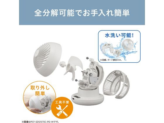 アイリスオーヤマ サーキュレーター 22畳 首振り Type-C対応 360 i