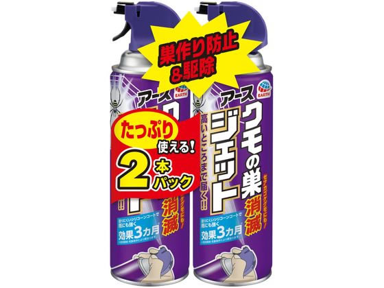 アース製薬 クモの巣消滅ジェット 450mL 2本パック 通販【フォレスト