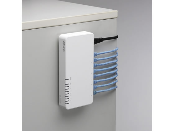 エレコム Giga対応スイッチングハブ 8ポート プラスチック