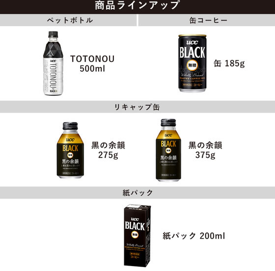 UCC上島珈琲 UCC BLACK無糖 黒の余韻 275g 通販【フォレストウェイ】