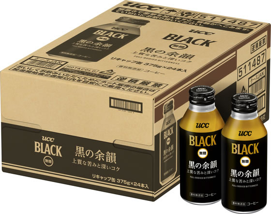 UCC上島珈琲 UCC BLACK無糖 黒の余韻 375g×24本 通販【フォレストウェイ】