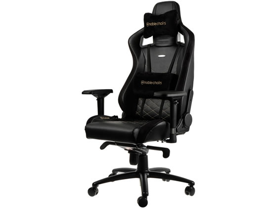 noblechairs EPIC ゲーミングチェア PUレザー ゴールド 通販 