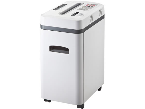 ●サイズ：幅２３５×奥行３５４×高さ４７１ｍｍ●重量：約６．９ｋｇ●投入幅：Ａ４用紙／幅２２０ｍｍ、DVD・ＣＤ・カード用／幅１２４ｍｍ●細断枚数：A4コピー用紙／最大６枚、DVD・CD・クレジットカ