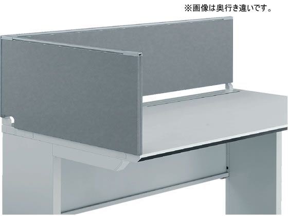 ●外寸法：奥行７００×高さ３５０×厚み２４ｍｍ●材質：表面／布張り、芯材／パーティクルボード、笠木／アルミ、サイドキャップ／ＡＢＳ、取付金具／スチール、ＡＢＳ●質量：３．６ｋｇ●カラー：ホワイトグレー