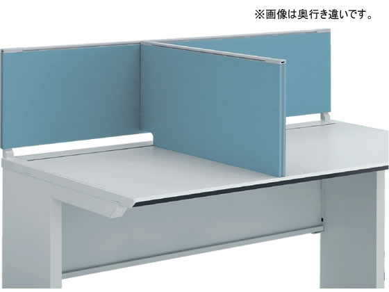 ●外寸法：奥行７００×高さ３５０×厚み２４ｍｍ●材質：表面／布張り、芯材／パーティクルボード、笠木／アルミ、サイドキャップ／ＡＢＳ、取付金具／スチール、ＡＢＳ●質量：３ｋｇ●カラー：ホワイトブルー●生