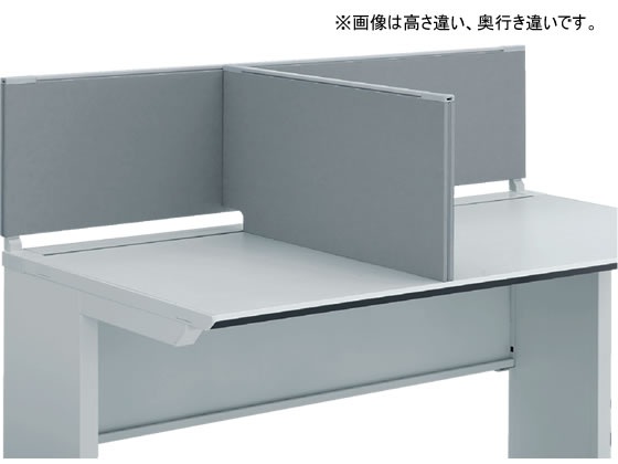 ●外寸法：奥行６００×高さ５００×厚み２４ｍｍ●表面／布張り、芯材／パーティクルボード、笠木／アルミ、サイドキャップ／ＡＢＳ、取付金具／スチール、ＡＢＳ●質量：３．３ｋｇ●カラー：ホワイトグレー●生産