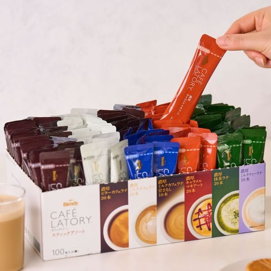 AGF ブレンディ カフェラトリー スティック アソート 100本 通販