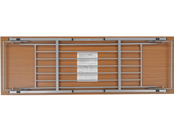 カグクロ 折りたたみテーブル W1800×D450×H700 ナチュラル 通販